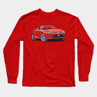 MG Rover MGTF in Solar Red Long Sleeve T-Shirt